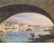 Premazzi Luigi View of Turin with a Bridge - Hermitage